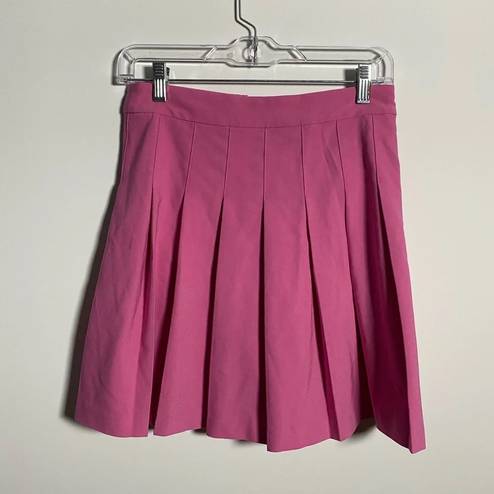 Sun-deh Elegant Pink Pleated Skirt - Picture 1 of 2